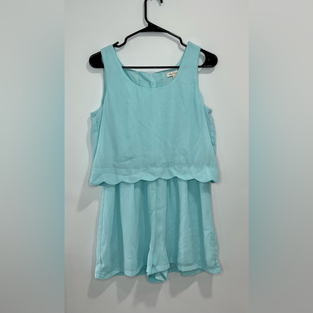 2/$35 ⭐️ Women’s Red Camel Jumpsuit Blue Turquoise Size M